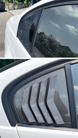 For BMW Accessories 3 Series E90 320i 330i M3 2005-2011 Car Rear Side Window Louver Air Vents Windshield Decoration Cover