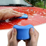 3 Pcs Car Clay Cleaning Bar Detailing Waxing Polish Treatment Fine Grade Blue Vehicle Wash Mud Fit Auto Glass Stains Rust Oil