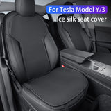 car seat cover cushion For Tesla Model 3/Model Y 2019-2023 2024 Ice Silk Seat Cover breathable seat car Interior accessories