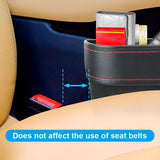 Car Organizer Auto Crevice Pocket USB Chargers Phone Bottle Cups Holder Seat Gap Slit Leather Storage Box Car Accessories