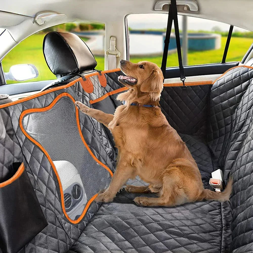 Dog Car Seat Cover Waterproof Pet Travel Dog Carrier Hammock Car Rear Back Seat Protector Mat Safety Carrier for Dogs Safety Pad