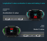 OBD + GPS HUD P24 Car OBD Head Up Display HUD on Board Computer Digital Speedometer Water Temp Fuel Consumption Slope Meter