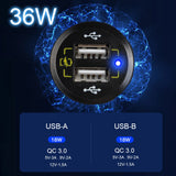 24V 12V Switch Panel 6 Buttons USB Chargers Car Light Toggle Truck Power Adapter Accessories For Boat Marine Trailer RV Caravan