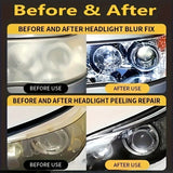 Headlight Restoration Kit - Plastic Applicator Included, Clear Headlight Repair Solution for Oxidation, Blurring & Yellow