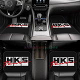 HKS Retro Pattern 4PCS Crystal Velvet Women's Car Floor Mat, Anti Fouling Car Floor Mat Car Interior Accessories