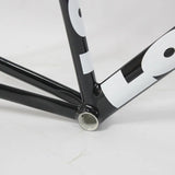 Fixed Gear Bike Frame, Aluminum Fixie Frameset, Carbon Fork, Single Speed Track, High Quality Bicycle Parts, 700C, 53cm, 55cm