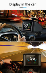 P10 PRO Car OBD2 Head Up Display Digital Speedometer On Board Computer Overspeed Alarm Engine Fault Code Electronic Accessories