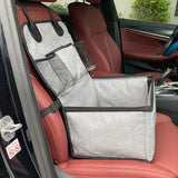 Dog Car Seat,Puppy Booster Seat for Car Front Seat with Storage Pockets,Pet Booster Car Seat for Small to Medium Dog