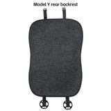 Car Flax Seat Pad Cover Comfortable Non-slip Breathable Front Rear Seatback Cushion For Tesla Model 3 Model Y