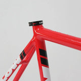 Fixed Gear Bike Frame, Aluminum Fixie Frameset, Carbon Fork, Single Speed Track, High Quality Bicycle Parts, 700C, 53cm, 55cm