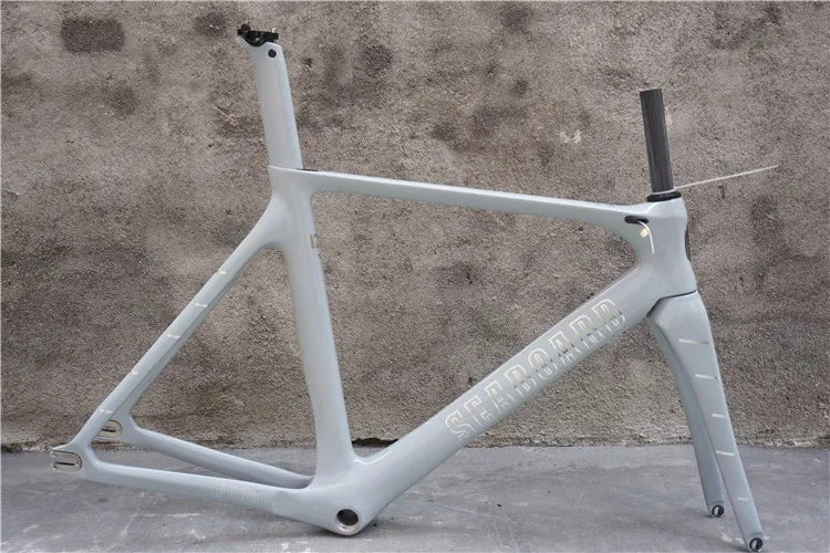 TSUNAMI Aero Carbon Frameset SEABOARD FA06 700C Fixed Gear Bike Frame 52cm High Quality Single Speed Bicycle Frame Cycling Parts