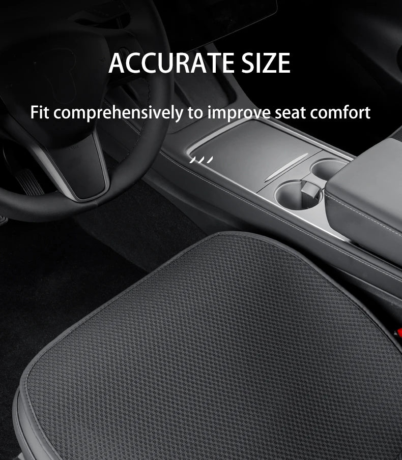 car seat cover cushion For Tesla Model 3/Model Y 2019-2023 2024 Ice Silk Seat Cover breathable seat car Interior accessories