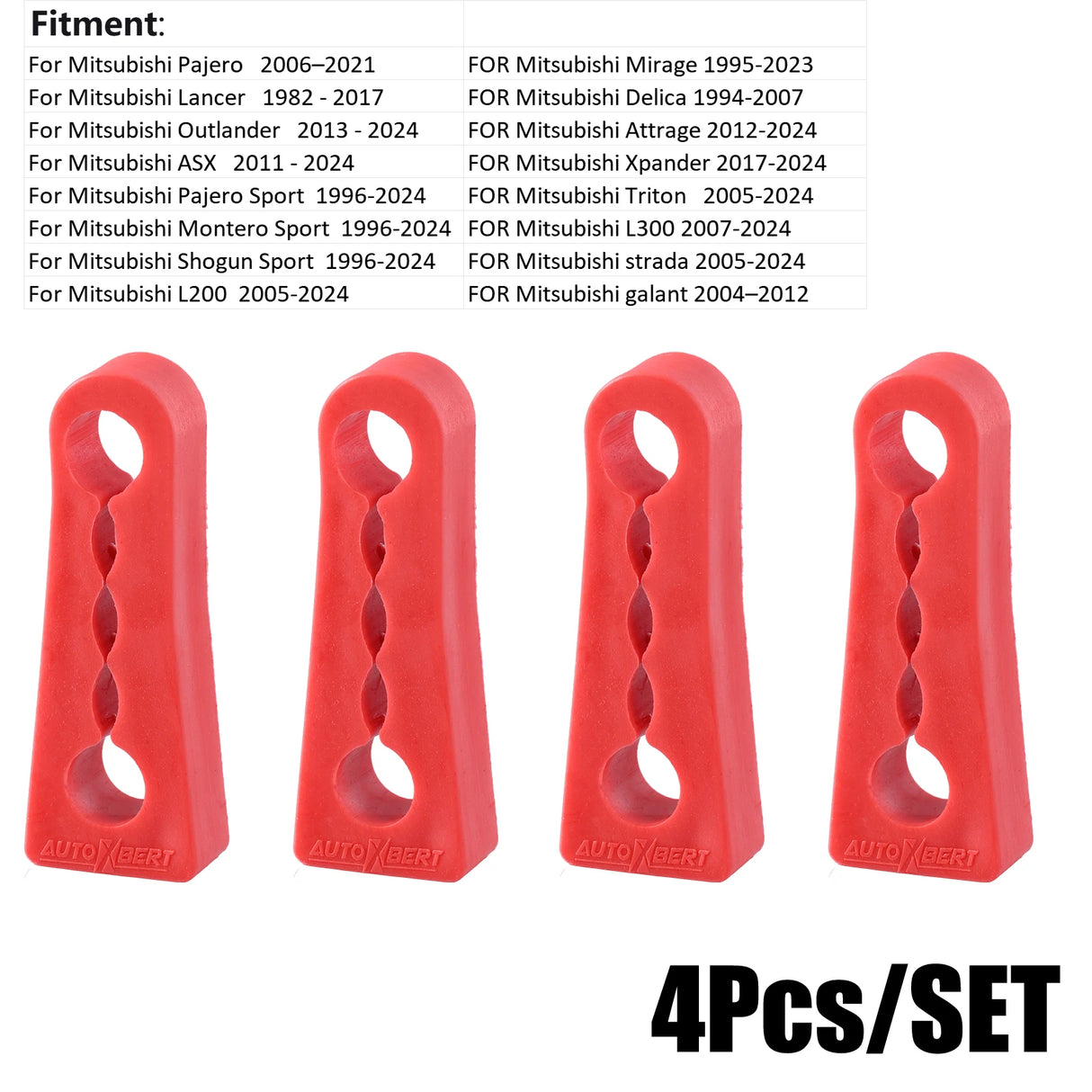 Shock Absorber Rubber For Mitsubishi Pajero Lancer Outlander ASX Montero Shogun Sport L200 Car Door Lock Striker Buffer Damping