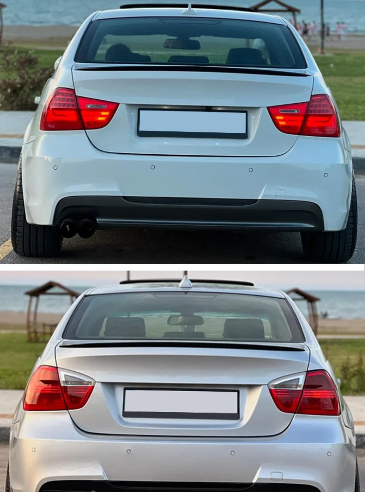 Fits For BMW 3 Series E90 320d 320i 330i M sport 2004-2011 Accessories Car Rear Trunk Boot Lip Spoiler Wing