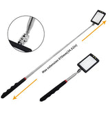 Automobile Chassis Endoscope 360°Telescoping Mirrors Angle LED Light Magnification Inspection Mirror Car Repair Detection Tools