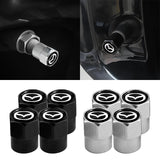 Car Accessories Car Valve Stem Caps Cover Waterproof For Mazda 3 6 CX5 2 CX3 CX9 MX5 RX8 Axela Demio Atenza MS GJI GH BK MP