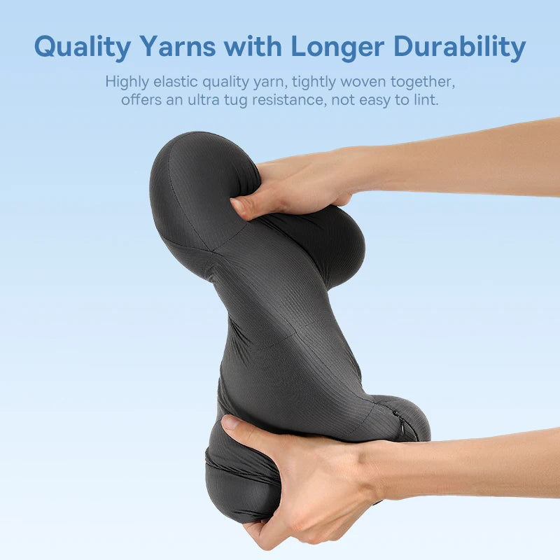 Baseus Car Cooling Headrest Lumbar Pillow 3D Memory Foam Neck Waist Pillow Seat Breathable Ergonomic Design Neck Lumbar Cushion