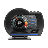 HUD A501 OBD2 Car Head Up Display Smart Car Water&Oil Temp Turbo RPM Gauge Digital Odometer Security Alarm Auto Meter Up Display