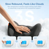 Baseus Car Cooling Headrest Lumbar Pillow 3D Memory Foam Neck Waist Pillow Seat Breathable Ergonomic Design Neck Lumbar Cushion