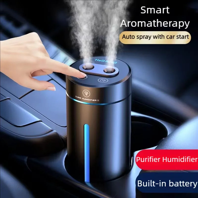 Car Air Freshener USB Charge Aroma Humidifier Mini Essential Oil Diffuser Car Flavoring Aromatherapy Interior Car Accessories