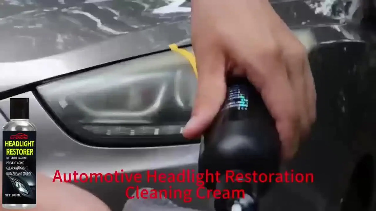 Headlight Restoration Kit - Plastic Applicator Included, Clear Headlight Repair Solution for Oxidation, Blurring & Yellow