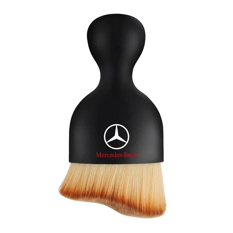 Car Towel Suede Double-sided Car Cleaning Cloth with Car Detail Cleaning brush for Mercedes benz A B R G Class w204 W251 W463