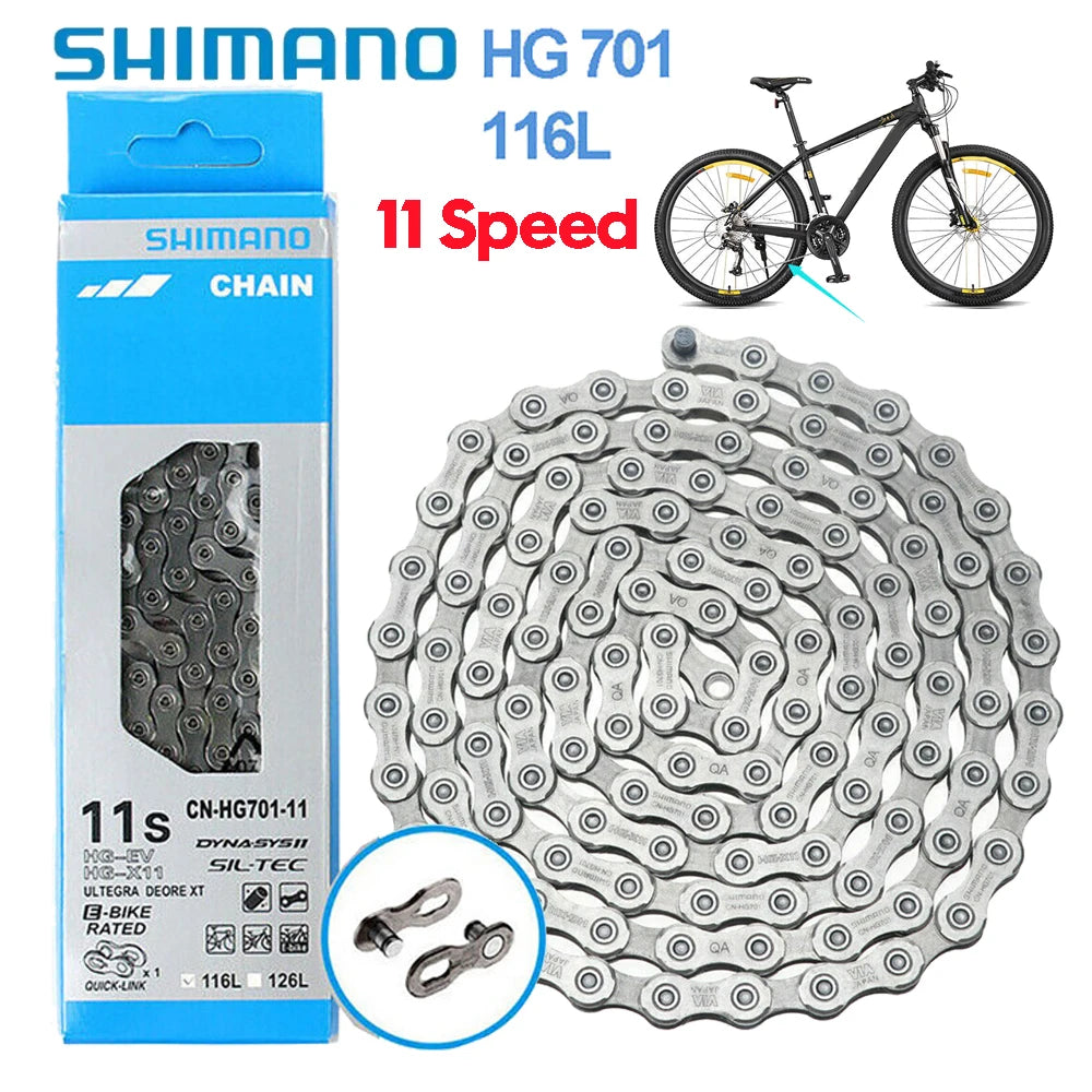 Shimano CN-HG701 Bike Chain Bicycle 11 Speed Bike Chain 116 Links Bike Chain Ultegra Parts Mountain Road MTB Chains Part