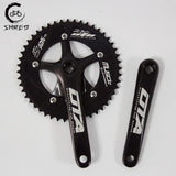 OTA Fixie Bike Crankset, 48T, 170mm Arm, Aluminum Alloy, Single Speed, Track Bicycle, Fixed Gear Bike Part, Chainwheel Sprocket