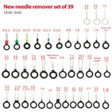 41/26pcs Car Terminal Removal Kit Box Wire Plug Connector Extractor Puller Release Pin Extractor Set Terminal Plug Repair Tools