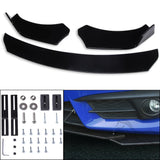 4/5PCS Universal Car Front Bumper Lip Body Kit Spoiler Canard Splitter Diffuser Carbon Fiber For bmw e90 For golf 5 For mazda 3