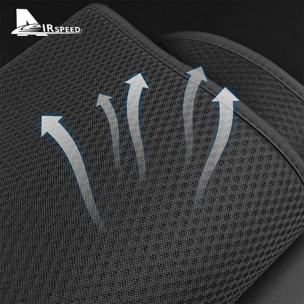 Ice Silk Linen Car Seat Cushion For Tesla Model 3 2017-2023 Car Front Rear Back Seat Covers Breathable Sweatproof Four Seasons