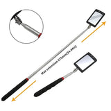 Inspection Mirror LED Light Telescoping Mirrors 360 Rotation Mechanic Tools Magnetic Mirror Telescopic Handle Repairing Tools