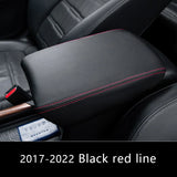 For Honda CRV 2018 Accessories CR-V 2017 2019 2020 2021 2024 Car Center Console Armrest Box Cover Leather Protective Cover Trim