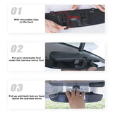 Baby's Car Interior Observation Rearview Mirror Convex Rearview Mirror Car Wide Field Rearview Mirror Reverse Mirror Universal