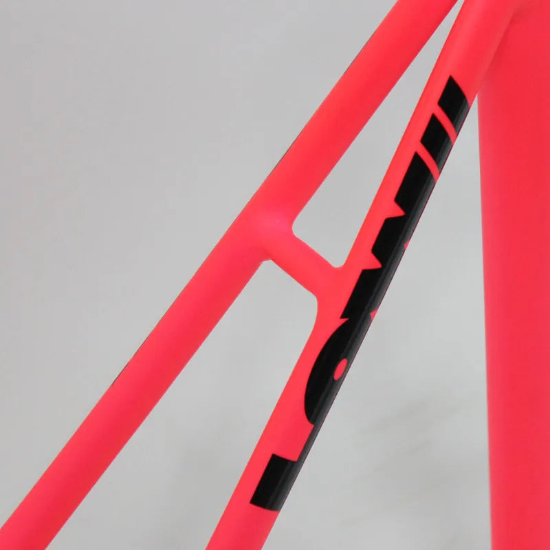 Fixed Gear Bike Frame, Aluminum Fixie Frameset, Carbon Fork, Single Speed Track, High Quality Bicycle Parts, 700C, 53cm, 55cm