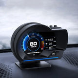 HUD A501 OBD2 Car Head Up Display Smart Car Water&Oil Temp Turbo RPM Gauge Digital Odometer Security Alarm Auto Meter Up Display