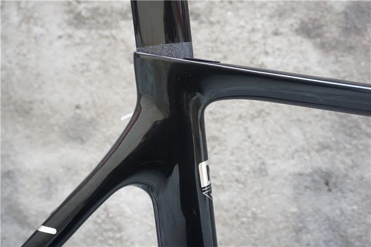 TSUNAMI Aero Carbon Frameset SEABOARD FA06 700C Fixed Gear Bike Frame 52cm High Quality Single Speed Bicycle Frame Cycling Parts