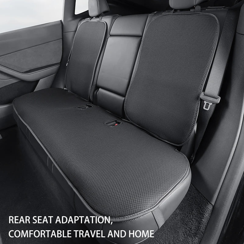 car seat cover cushion For Tesla Model 3/Model Y 2019-2023 2024 Ice Silk Seat Cover breathable seat car Interior accessories