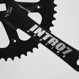 Intro7 Fixie Crankset , Single Speed Bicycle Crank, Aluminium Fixed Gear Bike Parts, Track Cycling Chainwheel, 48T, 170mm, BCD130