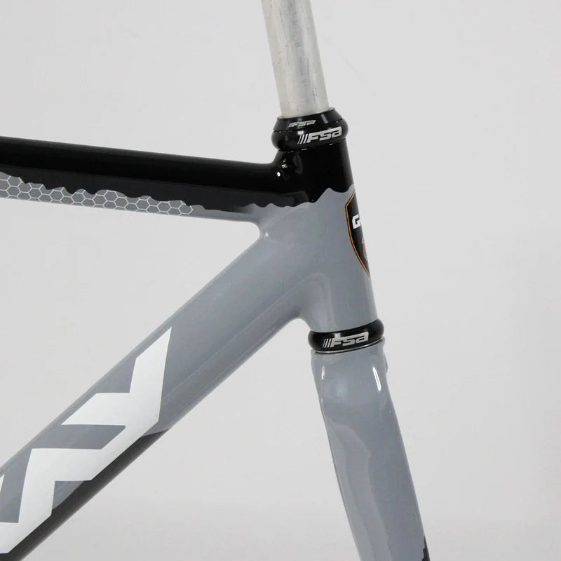 GRAY F20 Fixed Gear Bike Frame, Aluminum Fixie Frameset,Alloy Fork, Single Speed Track, High Quality Bicycle Parts, 700C, 54cm