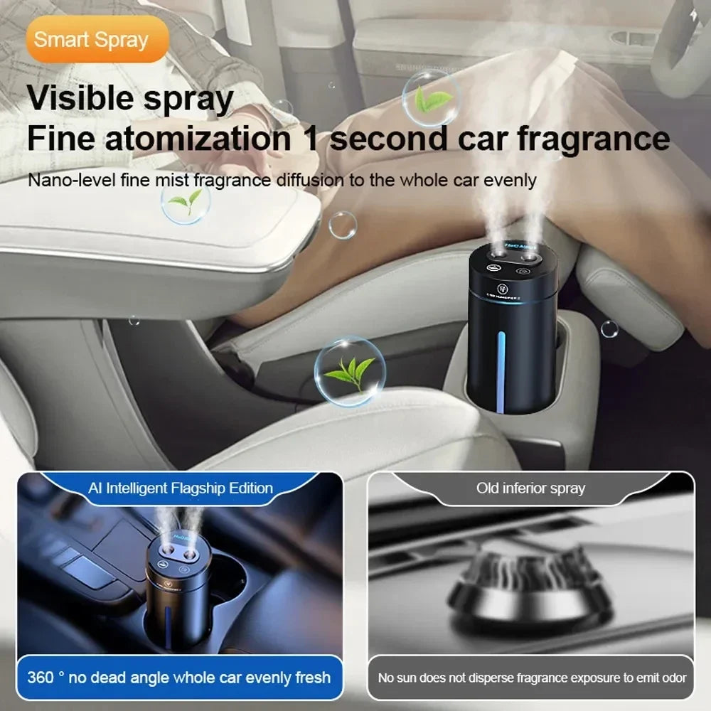 Car Air Freshener USB Charge Aroma Humidifier Mini Essential Oil Diffuser Car Flavoring Aromatherapy Interior Car Accessories