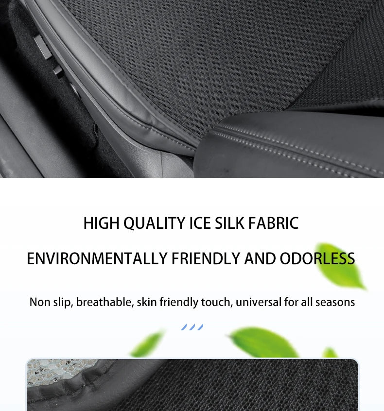 car seat cover cushion For Tesla Model 3/Model Y 2019-2023 2024 Ice Silk Seat Cover breathable seat car Interior accessories