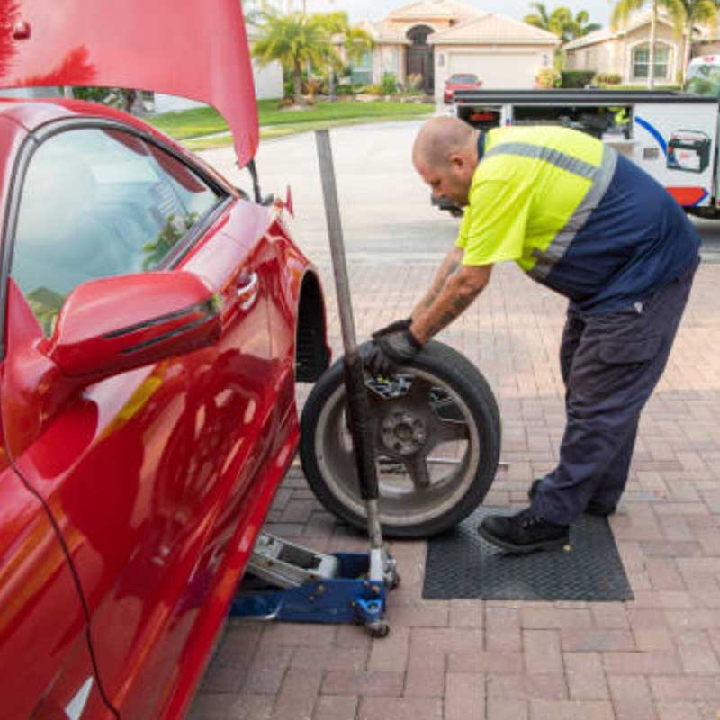 Mobile Tire Replacement Dubai