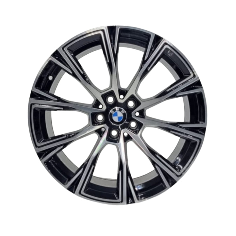 19 Inch BMW Style 3122 Staggered Alloy Wheels – 5x112, ET30, Gloss Black Machined Face (Set of 4)